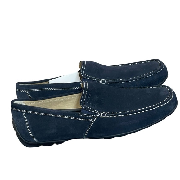 GEOX Respira Men Navy Breathable Italian Patent Suede
Driving Shoes size 43.5 - Picture 7 of 16